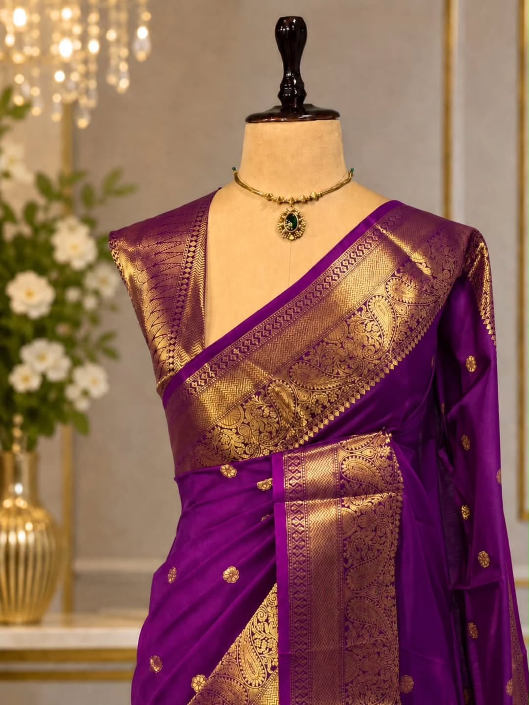 Skanda Banarasi with Kanchi border