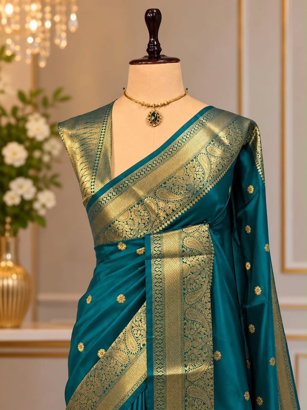 Skanda Banarasi with Kanchi border
