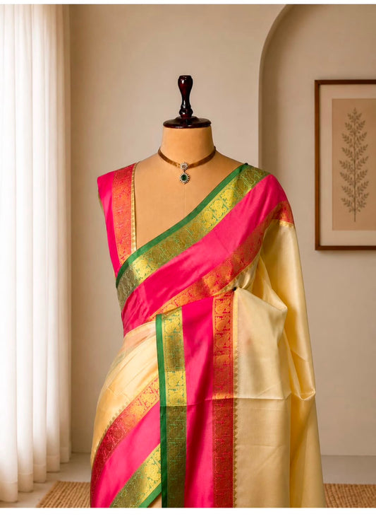 Semi katan saree