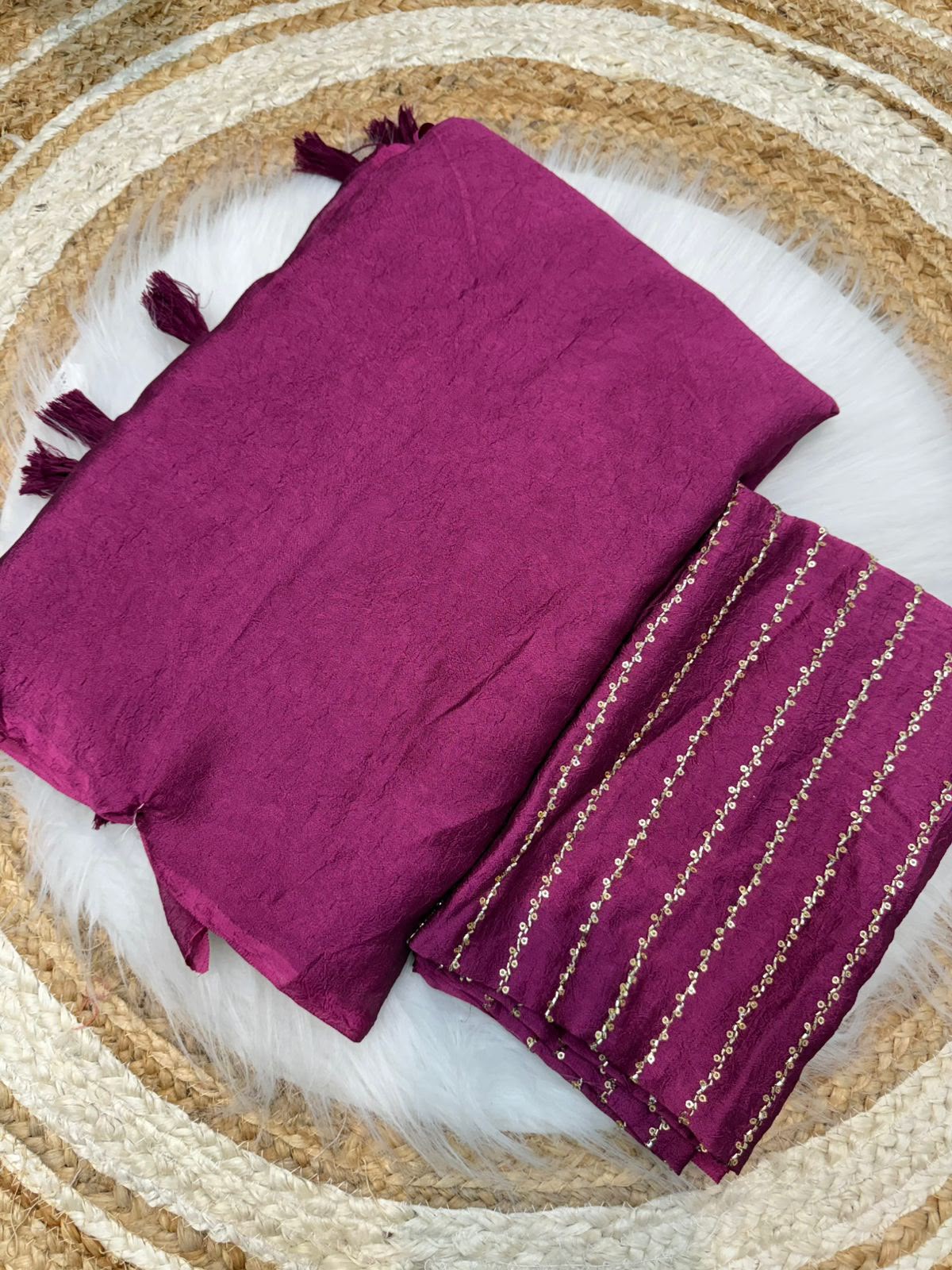 Soft crush silk