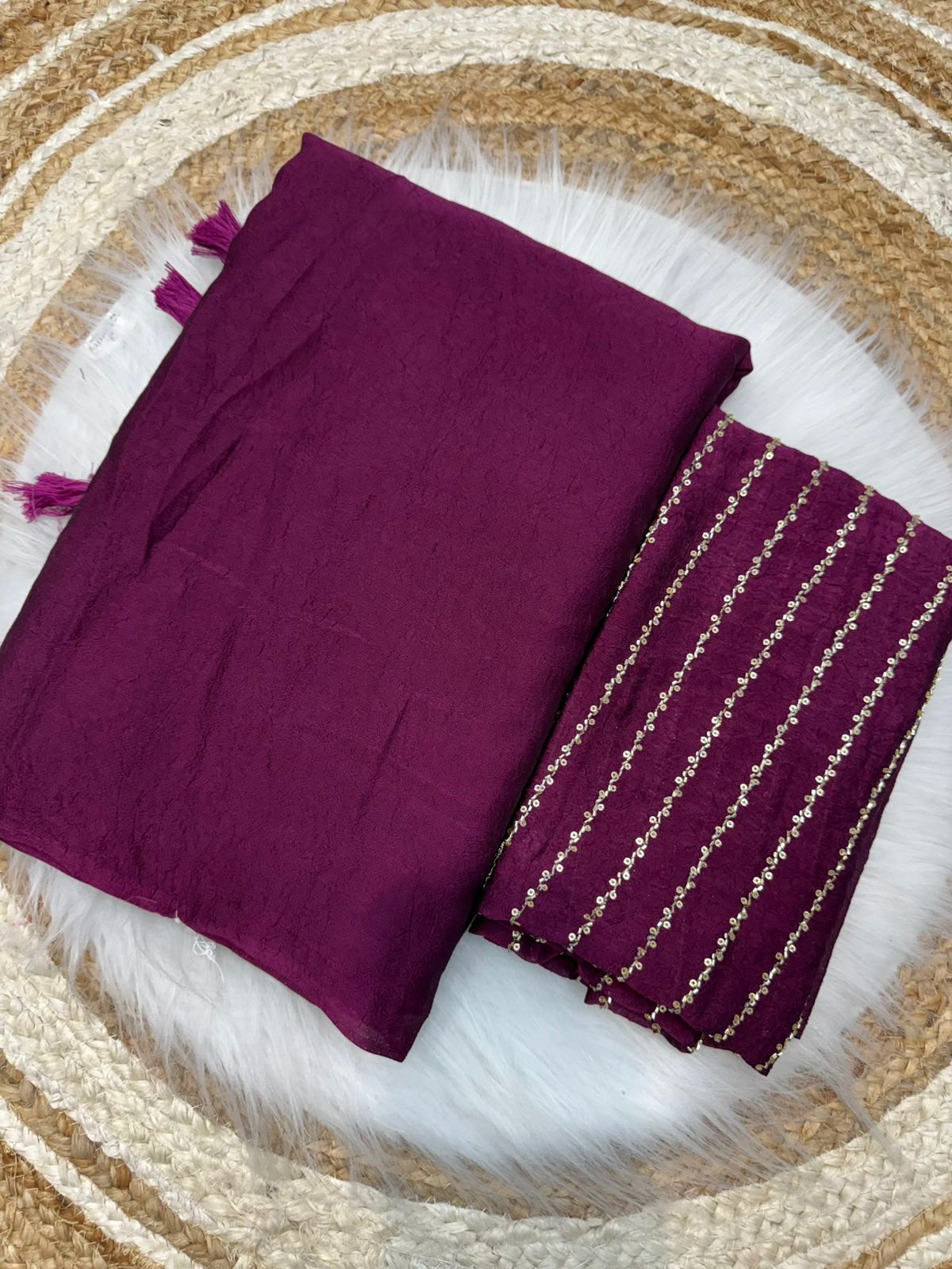 Soft crush silk