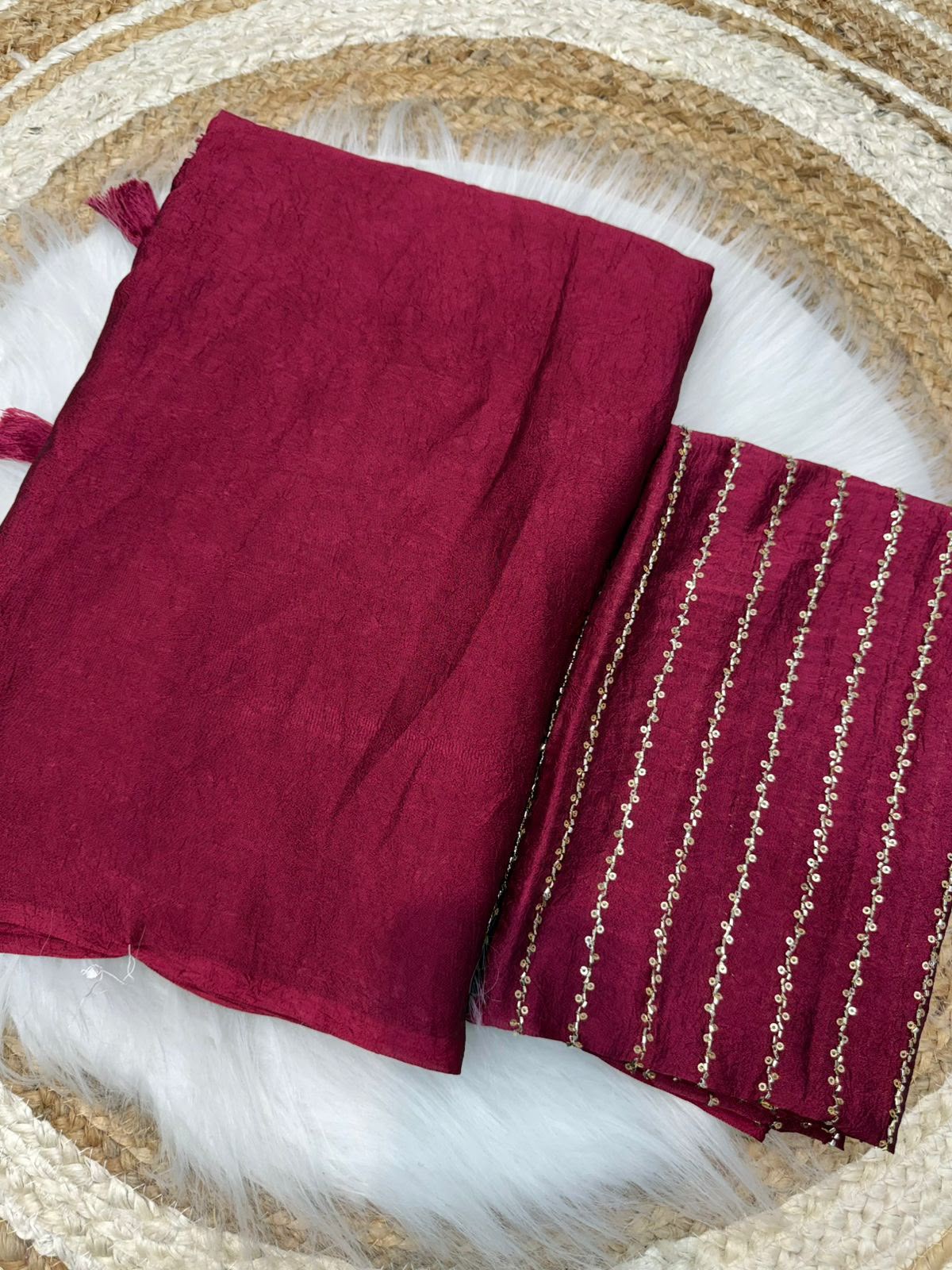 Soft crush silk